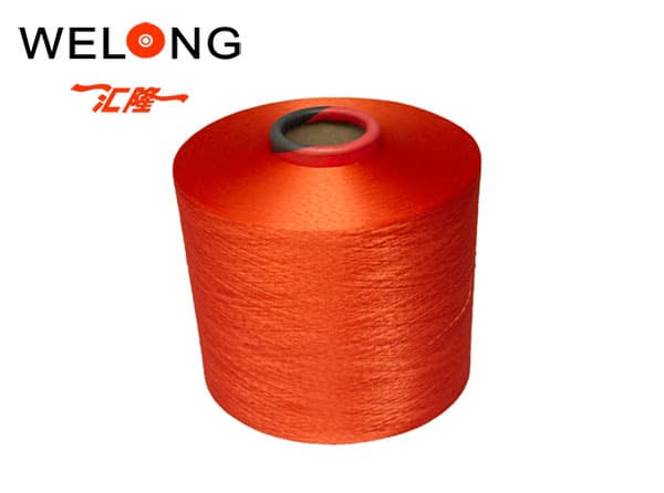 polyester texturised yarn with bright colors
